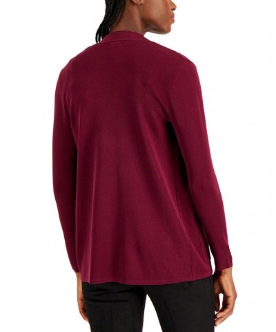 Malibu Open-Front Cardigan Chianti $31.70 Sweaters