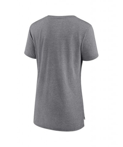 Women's Branded Heathered Gray Buffalo Bills Drop Back Modern T-shirt Heathered Gray $22.22 Tops