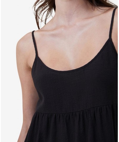 Women's Summer Tiered Maxi Dress Black $38.49 Dresses