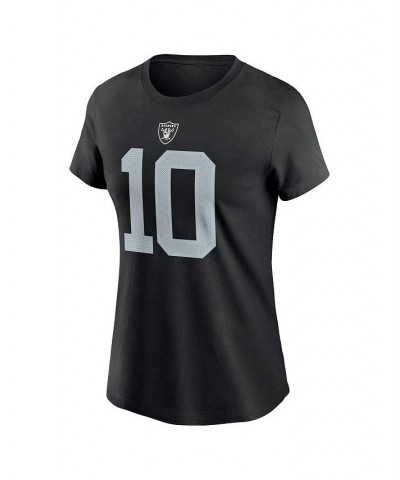 Women's Jimmy Garoppolo Black Las Vegas Raiders Player Name and Number T-shirt Black $29.99 Tops