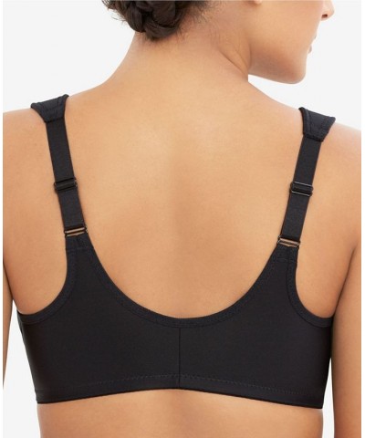 Women's Full Figure Plus Size Wonderwire Front Close Bra Black $24.18 Bras