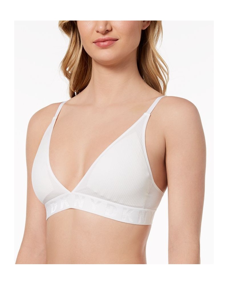 Litewear Seamless Ribbed Bralette DK4026 White $14.01 Bras