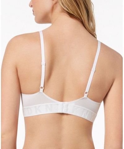 Litewear Seamless Ribbed Bralette DK4026 White $14.01 Bras