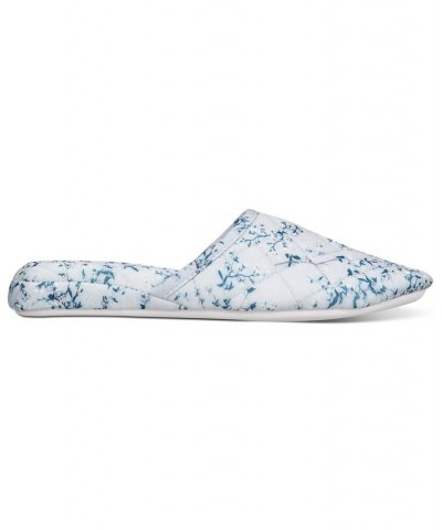 Printed Quilted Slide Slippers Cherry Blossom $13.12 Shoes