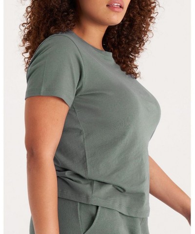 The Women’s Crew Neck Tee- Plus Size Thyme $20.61 Tops