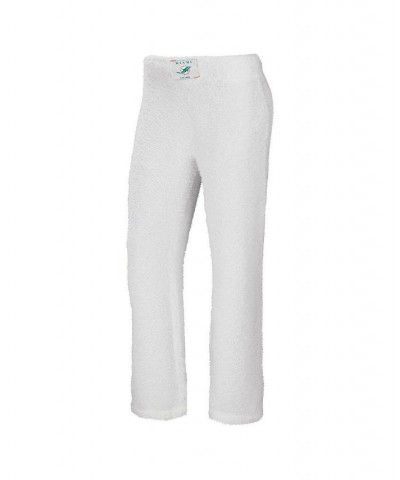 Women's Cream Miami Dolphins Cozy Scoop Neck Tank Top Pants Sleep Set Cream $39.60 Pajama