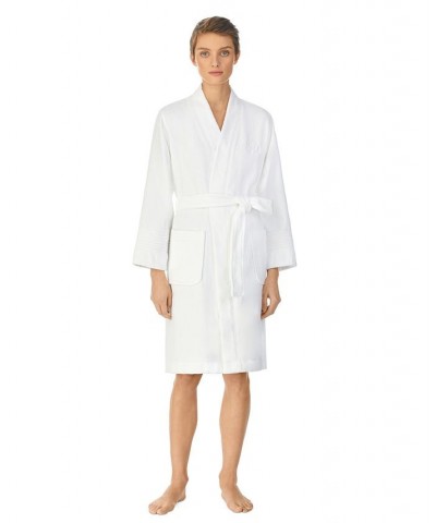 Greenwich Woven Terry Bath Robe White $47.17 Sleepwear