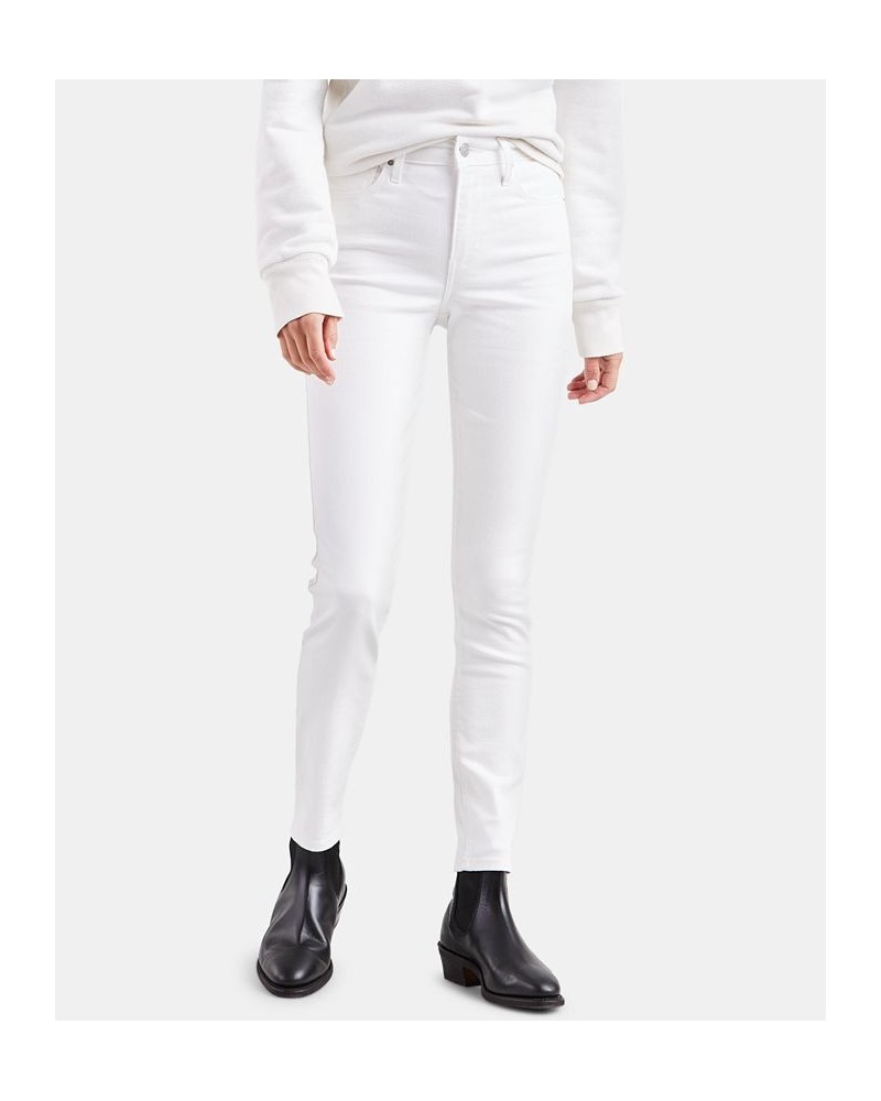 Women's 721 High-Rise Skinny Jeans in Short Length Soft Clean White $28.70 Jeans