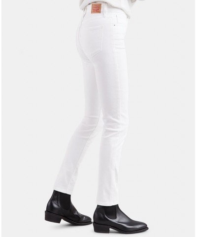 Women's 721 High-Rise Skinny Jeans in Short Length Soft Clean White $28.70 Jeans