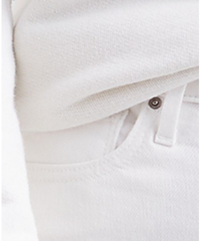 Women's 721 High-Rise Skinny Jeans in Short Length Soft Clean White $28.70 Jeans