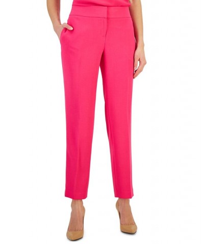 Women's Stretch-Crepe Straight-Leg Pants Honey Comb $21.56 Pants