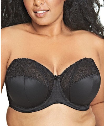 Plus Size Adelaide Underwire Strapless Bra Black $23.32 Bras