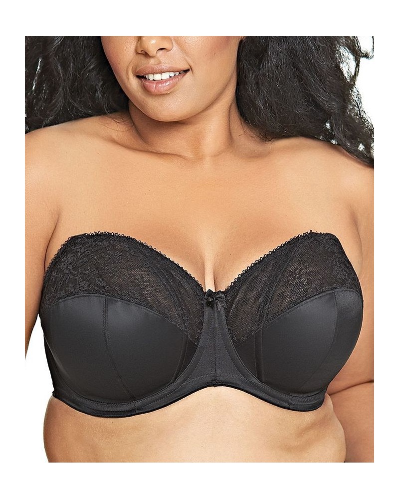 Plus Size Adelaide Underwire Strapless Bra Black $23.32 Bras