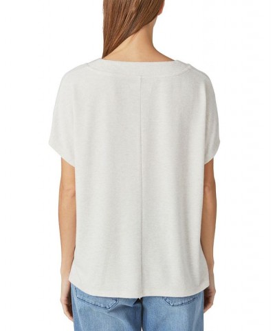 Women's Cloud Jersey Dolman-Sleeve T-Shirt Straw Heather $28.56 Tops