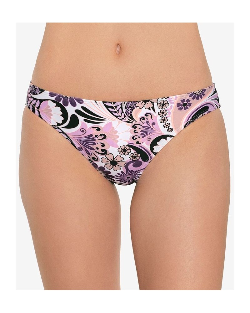 Juniors' Cinched-Back Hipster Bikini Bottoms Swirl & Twirl Taupe $14.70 Swimsuits