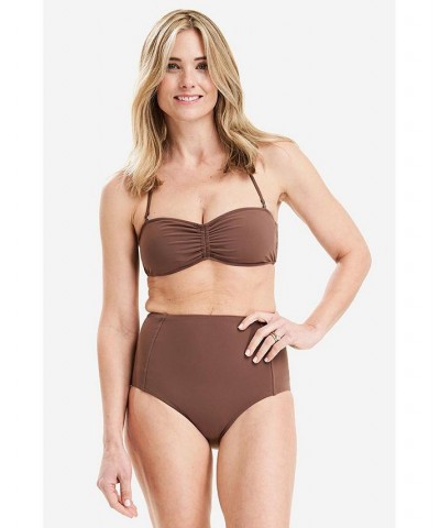 Bianca Bandeau Bikini Top Brown $63.48 Swimsuits