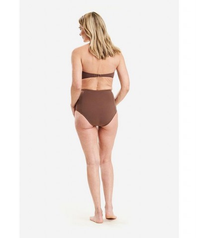 Bianca Bandeau Bikini Top Brown $63.48 Swimsuits