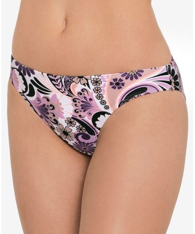 Juniors' Cinched-Back Hipster Bikini Bottoms Swirl & Twirl Taupe $14.70 Swimsuits