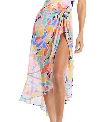 Women's Palm Beach Chiffon Ruffled Sarong Multi $45.39 Swimsuits