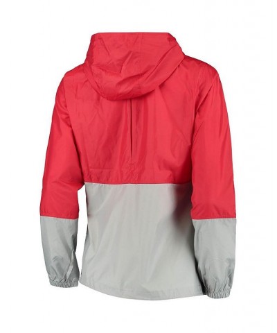 Women's Red Washington Wizards Flash Forward Windbreaker Full-Zip Jacket Red $45.04 Jackets