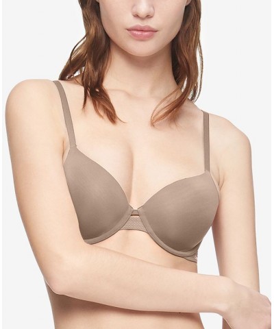 Women's Perfectly Fit Flex Lightly Lined Perfect Coverage Bra QF6617 Honey Almond $19.80 Bras