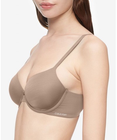 Women's Perfectly Fit Flex Lightly Lined Perfect Coverage Bra QF6617 Honey Almond $19.80 Bras