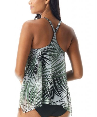 Women's Current Printed Mesh Bra-Sized Tankini Top Multi $37.44 Swimsuits