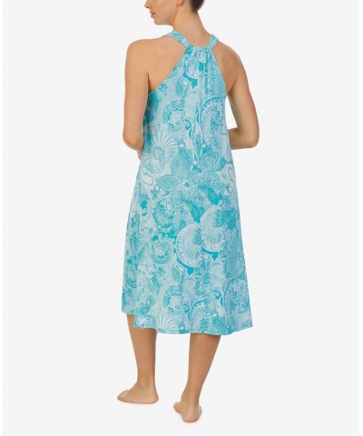 Women's Long Sleeveless Nightgown Multi Leaf $20.15 Sleepwear