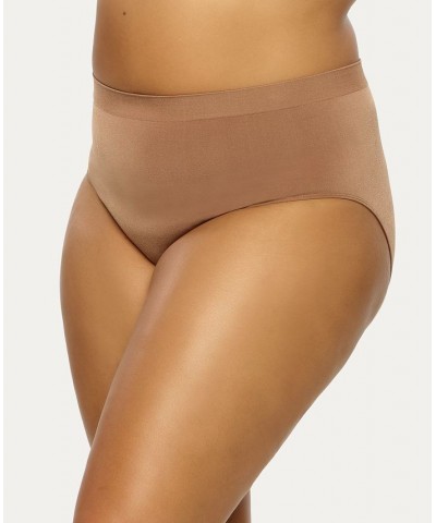 Plus Size Body Smooth Seamless Brief Panty Hazelnut $11.27 Panty