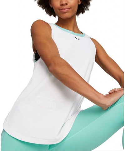 Women's Elektro Summer Ultra-Breathable Tank Top White $21.15 Tops