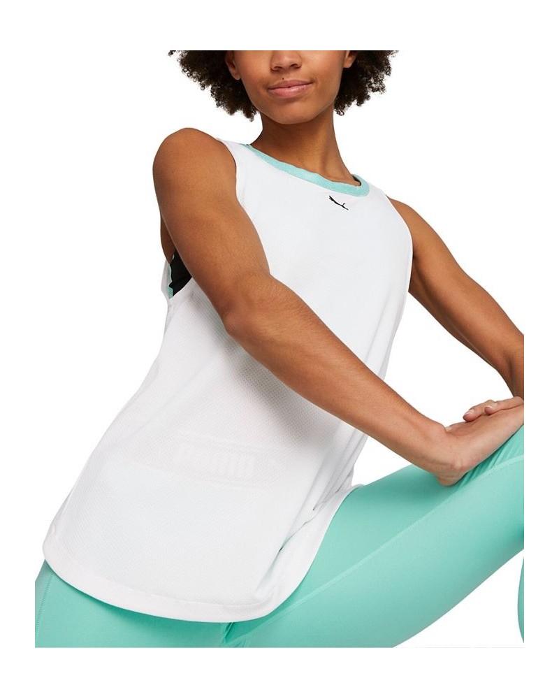 Women's Elektro Summer Ultra-Breathable Tank Top White $21.15 Tops