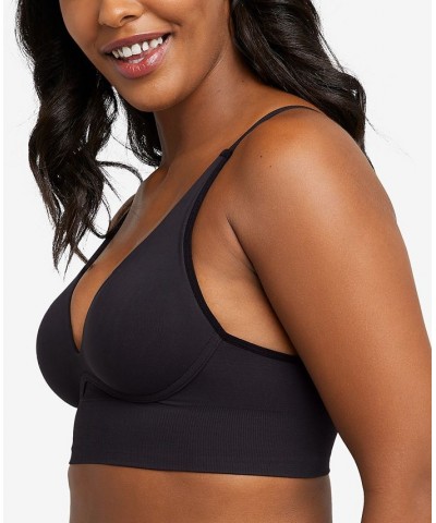 Pure Comfort Natural Lift Wireless Longline Bra DM2316 Black $11.34 Bras