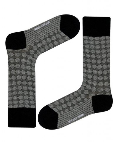 Women's Circles W-Cotton Dress Socks with Seamless Toe Design Pack of 1 Gray $10.50 Socks