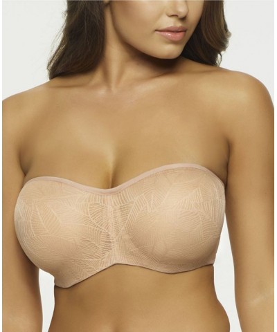 Delightful Full Figure Unlined Strapless Bra Tan/Beige $20.02 Bras