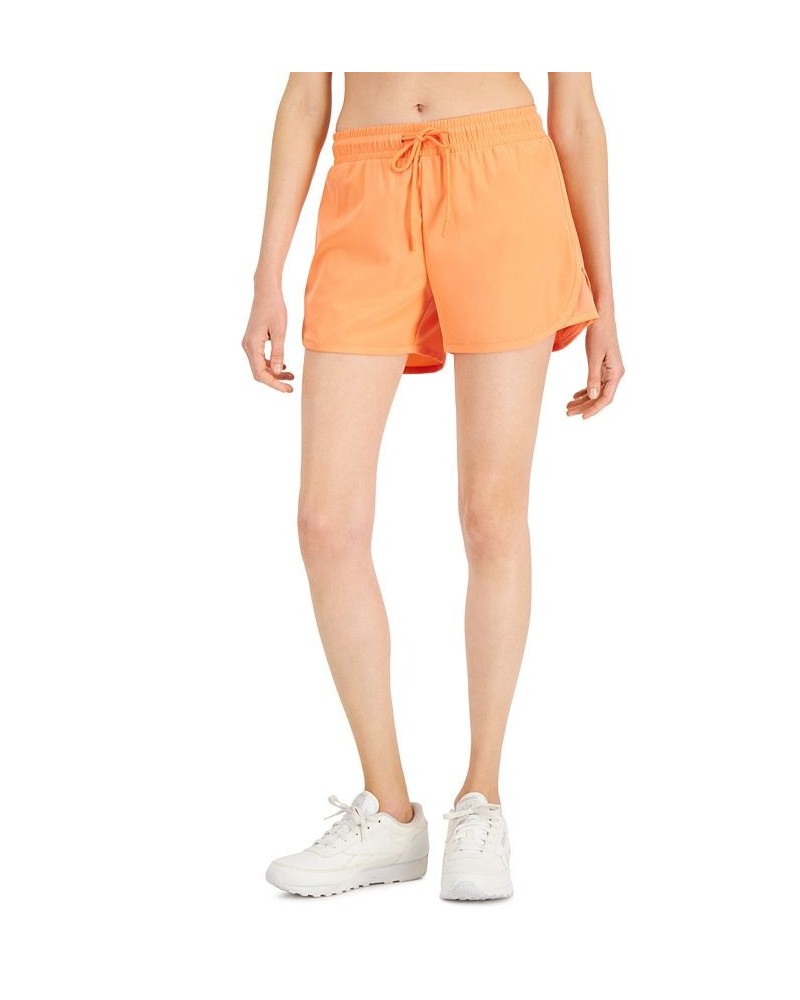 Women's Drawstring Running Shorts Orange $9.42 Shorts