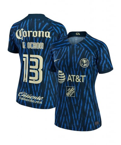 Women's Guillermo Ochoa Blue Club America 2022/23 Away Replica Player Jersey Blue $58.80 Jersey