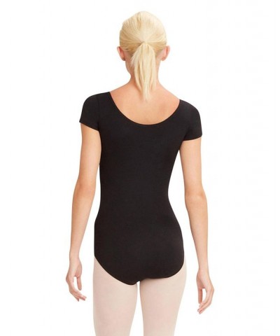 Short Sleeve Leotard Brown $20.70 Tops