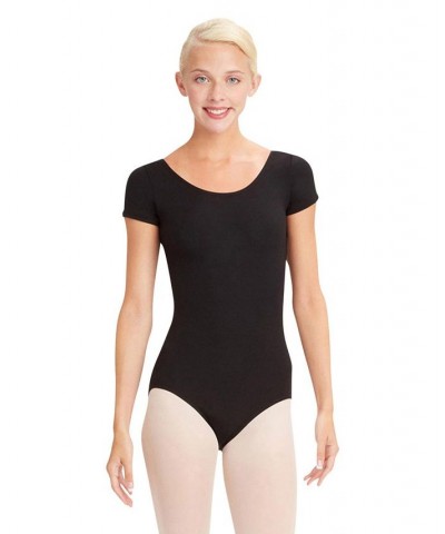 Short Sleeve Leotard Brown $20.70 Tops