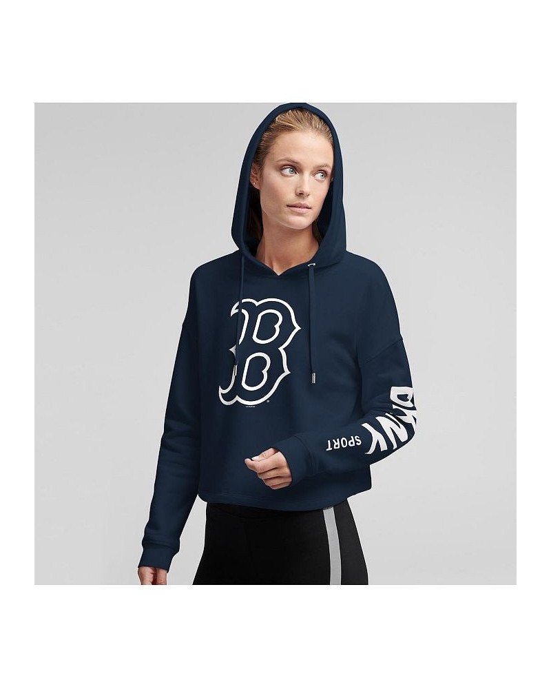 Women's Navy Boston Red Sox Lydia Pullover Hoodie Navy $44.19 Sweatshirts