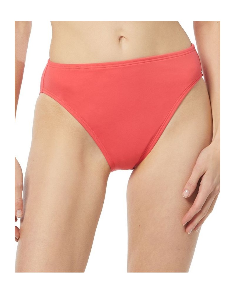 High-Leg Bikini Bottoms Red $29.70 Swimsuits