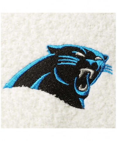 Women's Cream Charcoal Carolina Panthers Granite Knit Pullover Sweatshirt Cream, Charcoal $35.00 Sweatshirts