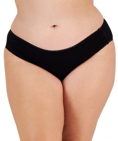 Plus Size Pretty Cotton Bikini Underwear Nautical Navy $7.56 Panty