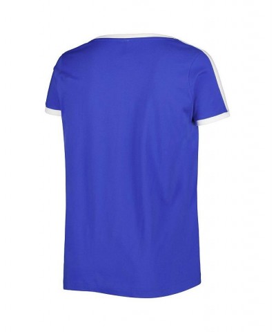 Women's Royal New York Mets Plus Size V-Neck T-shirt Royal $19.74 Tops