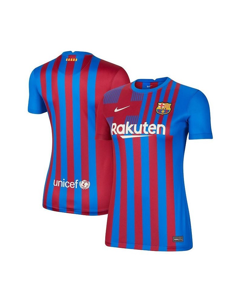 Women's Blue Barcelona 2021/22 Home Replica Jersey Blue $36.96 Jersey