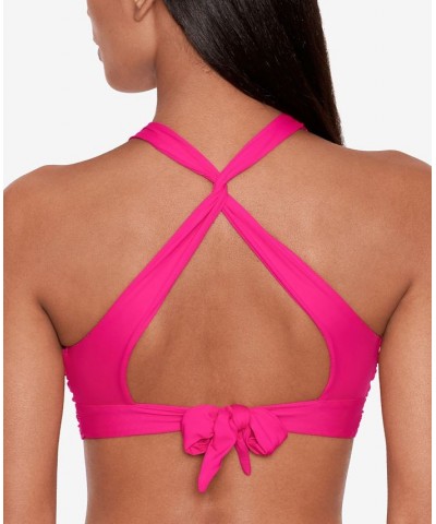 Twist X-Back Bikini Top Passionfruit $48.88 Swimsuits