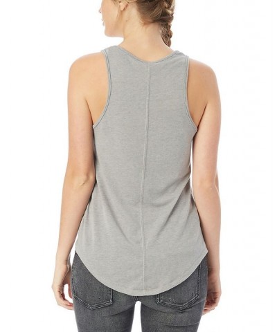 Women's Backstage Tank Top Smoke Gray $25.37 Tops