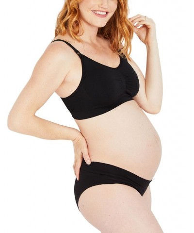 Full Busted Seamless Nursing & Maternity Bra Core Black $15.00 Bras