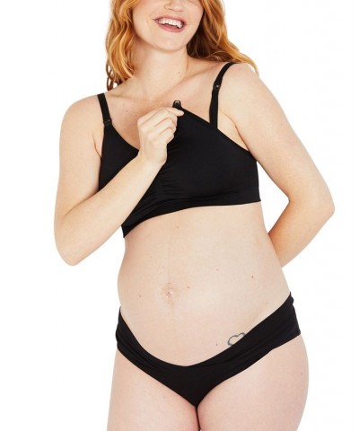 Full Busted Seamless Nursing & Maternity Bra Core Black $15.00 Bras