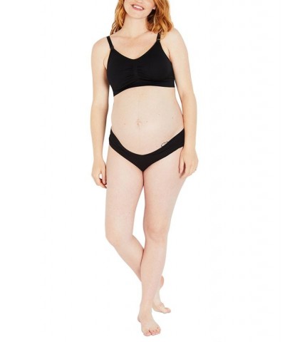 Full Busted Seamless Nursing & Maternity Bra Core Black $15.00 Bras