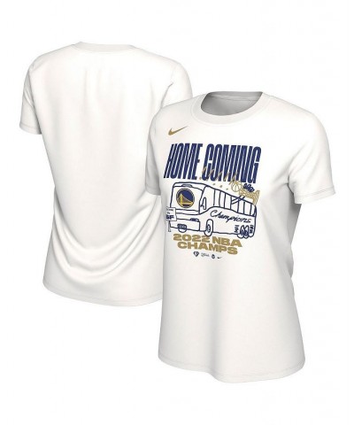 Women's White Golden State Warriors 2022 NBA Finals Champions Celebration Parade T-shirt White $26.09 Tops